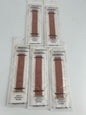 5-Pack S  Champagne Loop Watch Bands 0.8 x 6 Inch Fits 42mm/44mm/45mm