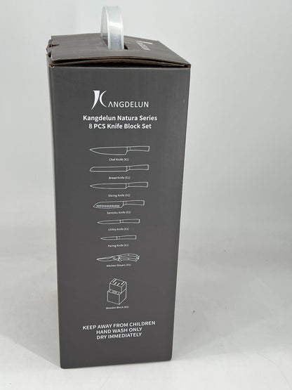 Kangdelun Natura Series 8 PCS Knife Block Set