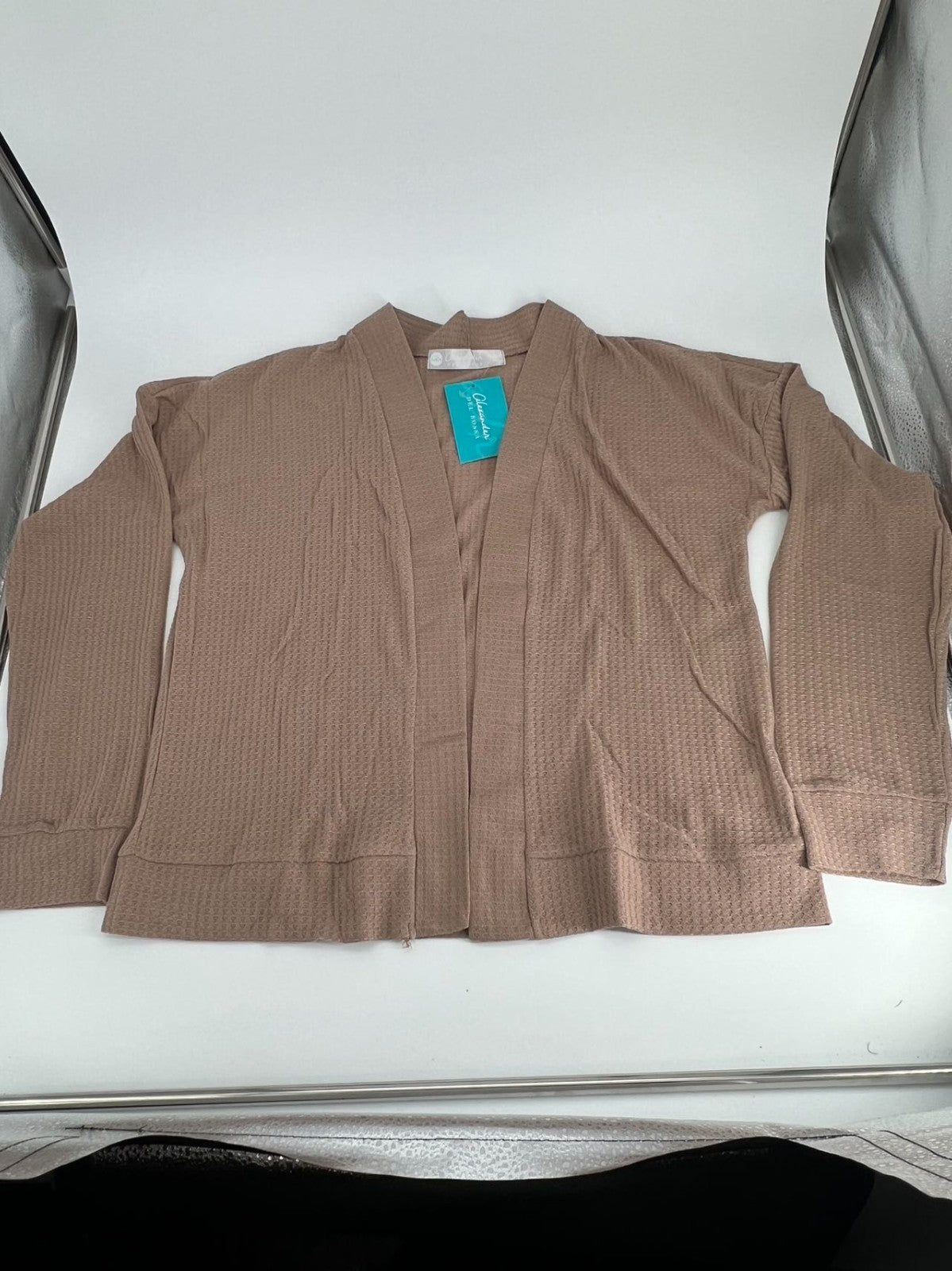 Sleepwear Set- Hip Length Jacket, Cami Top and Pajama Pants Size L