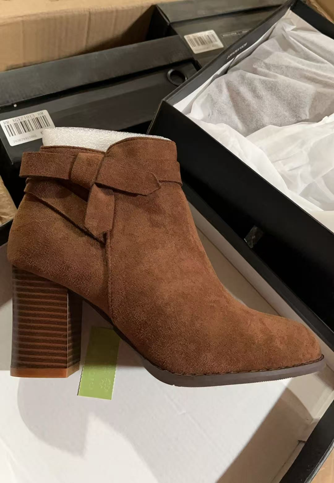 womens booties  Brown  size 8