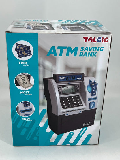 ATM Simulation Bank, Digital Electronic Savings Safe.