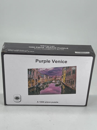 purple venice - 1000 Piece Jigsaw Puzzle
