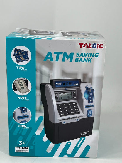 ATM Simulation Bank, Digital Electronic Savings Safe.