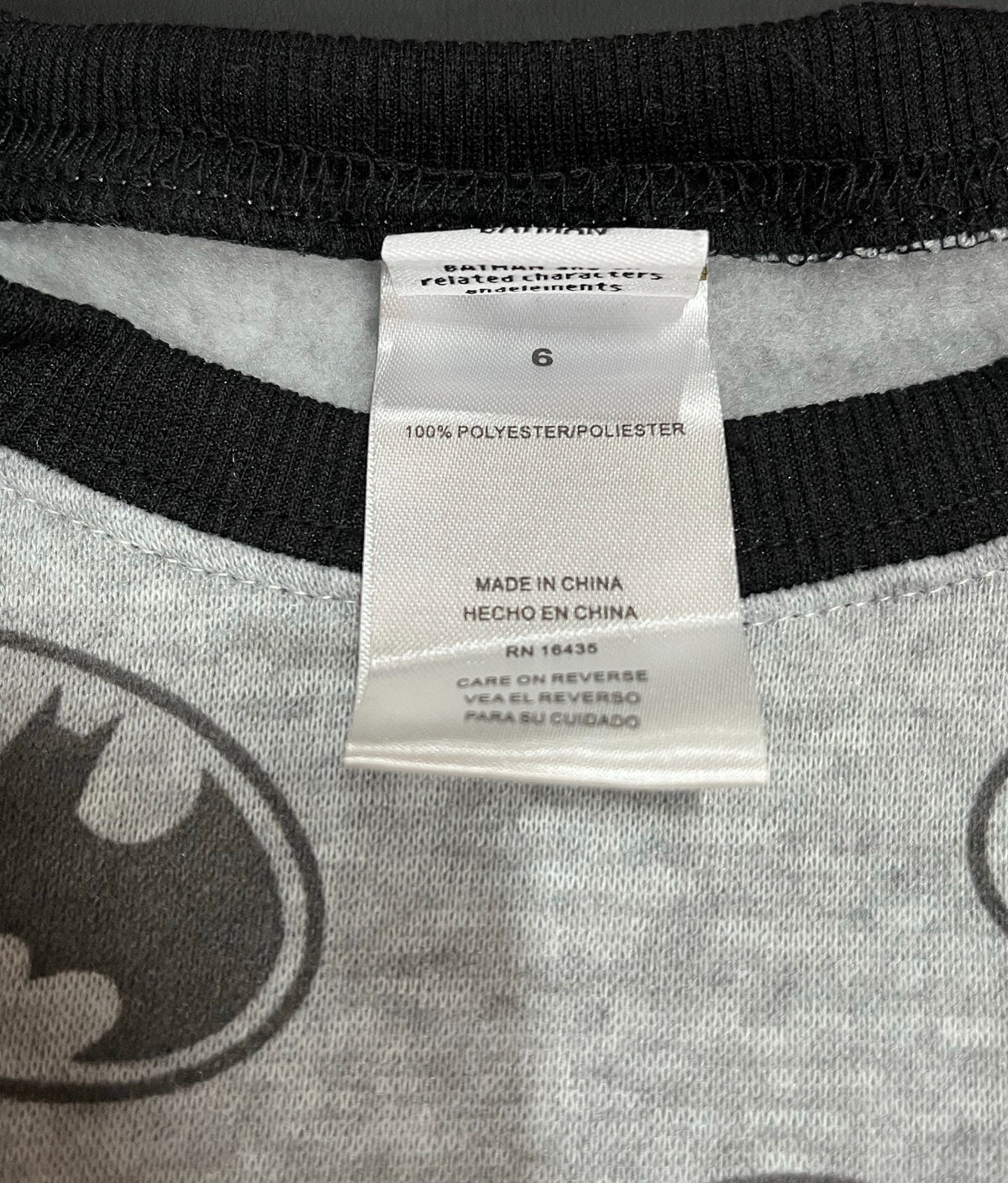 Boys 6 Batman Crewneck Sweatshirt Sweatpants Joggers Set Winter Superhero