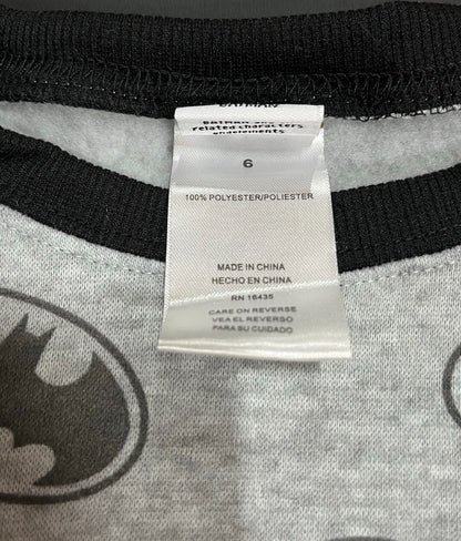 Boys 6 Batman Crewneck Sweatshirt Sweatpants Joggers Set Winter Superhero