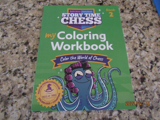 Story Time Chess-My Coloring Workbook-Book-Color the World of Chess-2021-Book 2