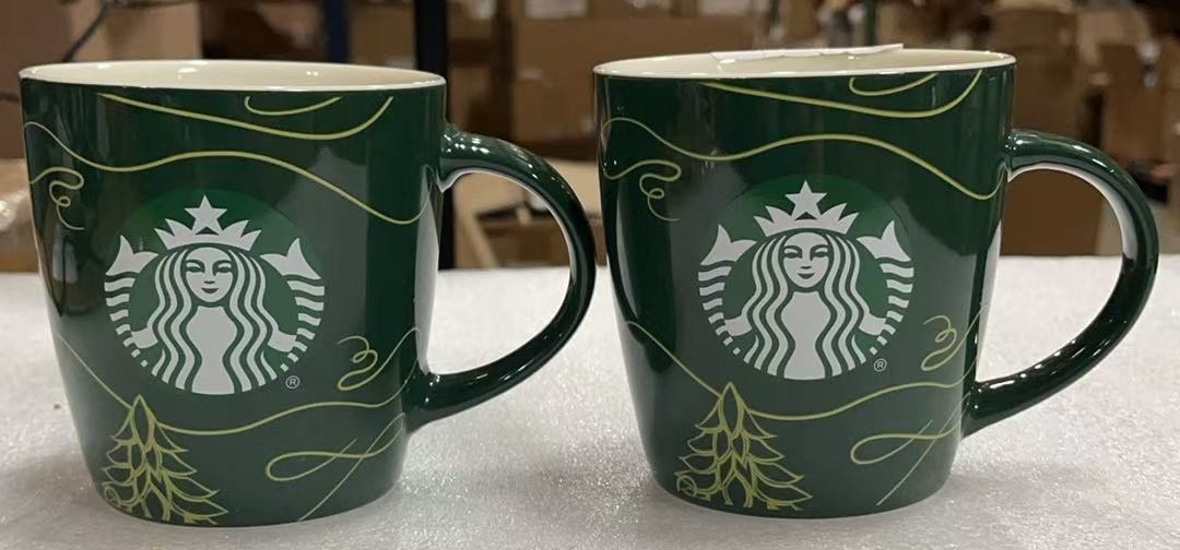 2pcs Starbucks 2020 Christmas Mug
