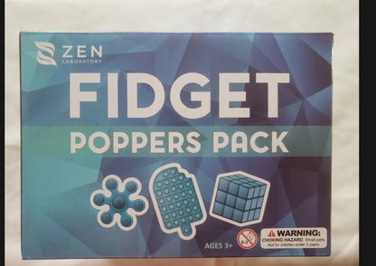 Fidget Popper Sensory Toys Pack Zen Labratory 52 PCs Mix Fidget Fun To Play