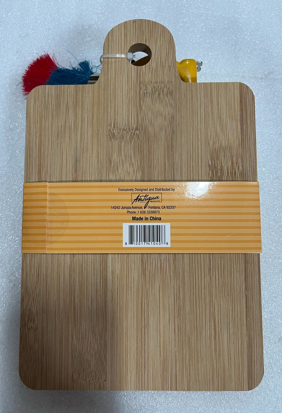Bamboo Curting Board Gif.eyring, Hook shaped Knile