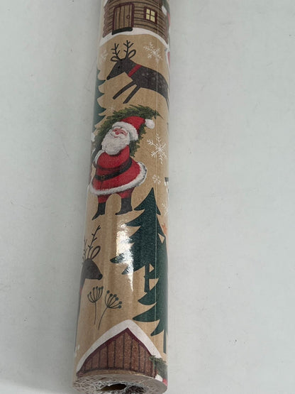 Santa Claus pattern Christmas gift wrapping paper