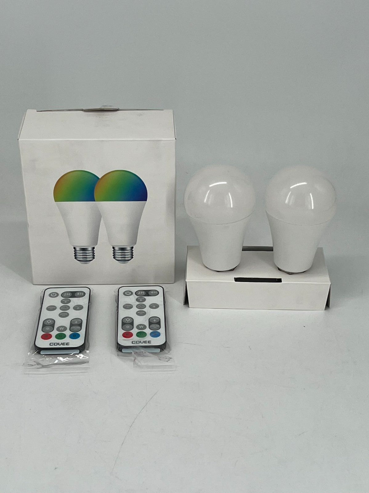 H6014  2-Pack RGBW Color Changing Led Light Bulbs, 10W Led Bulb.