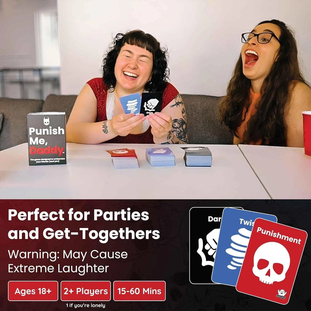 Punish Me Daddy Adult Party Game Hilariously Embarrassing Easy to Learn Perfect.
