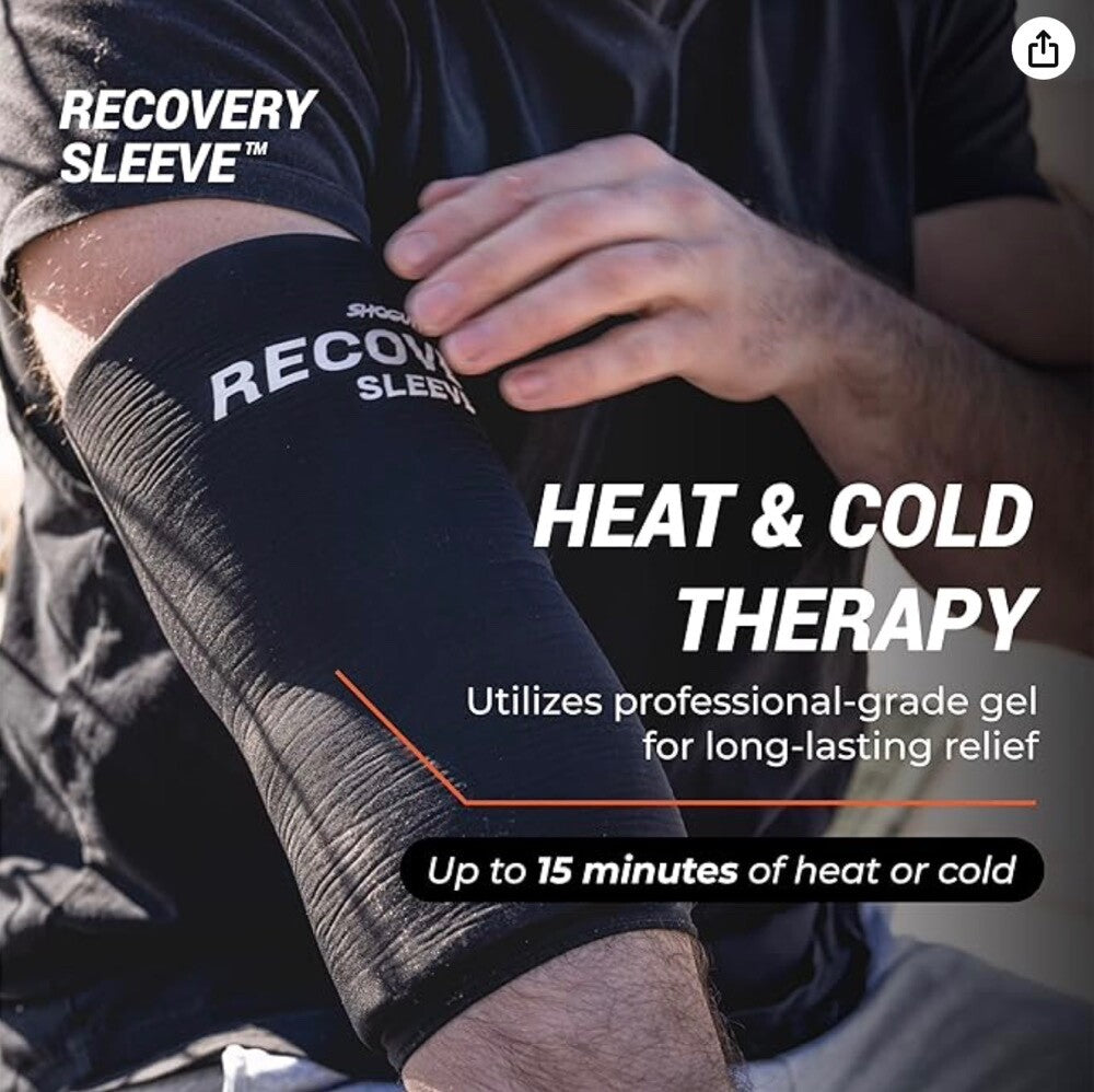 Shogun Sports Recovery Sleeve. Hot and Cold Compression Sleeve to Relieve Muscle