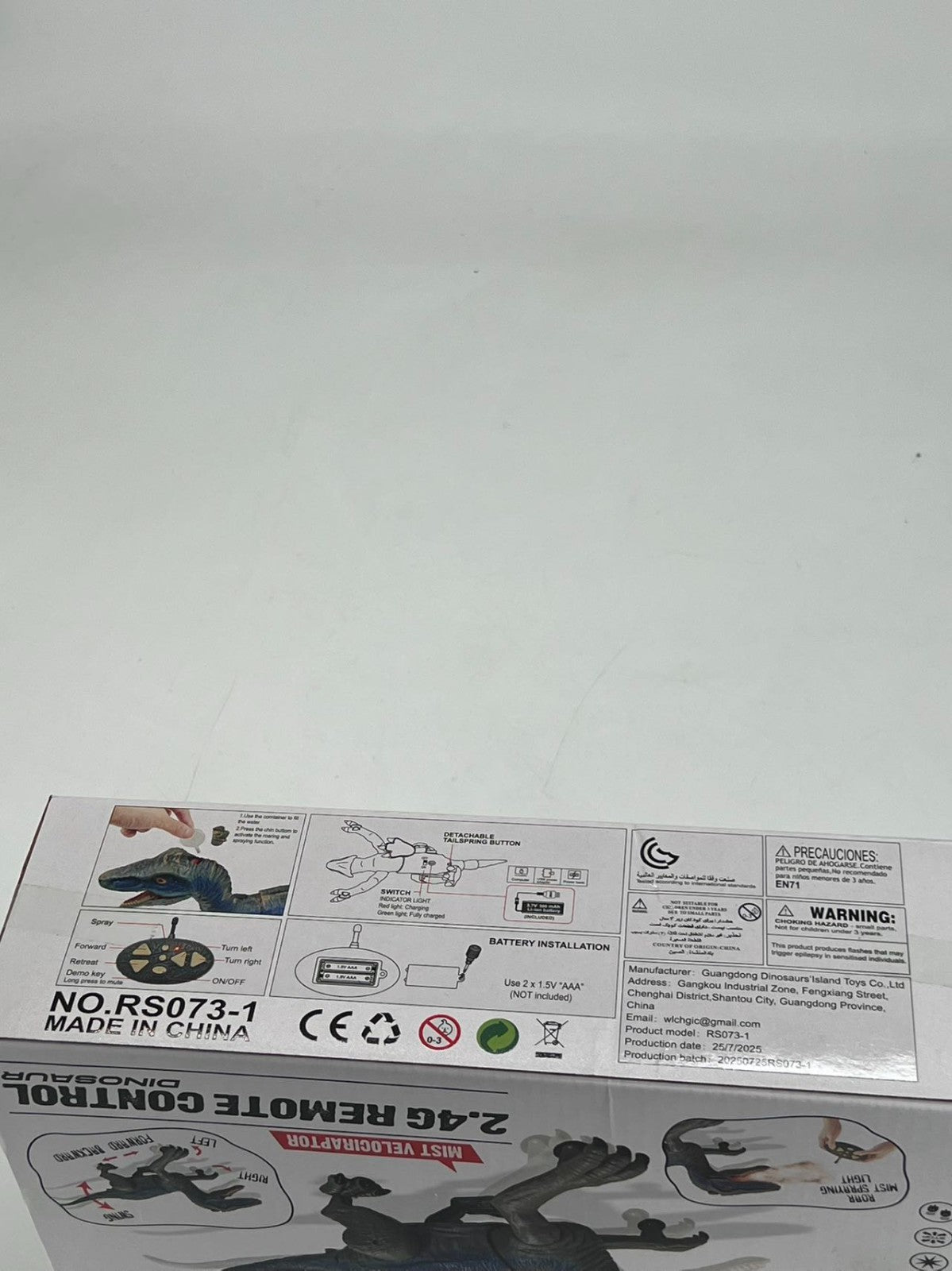 Dinosaur Toys for Kids, 2.4GHz Remote Control Dinosaur.
