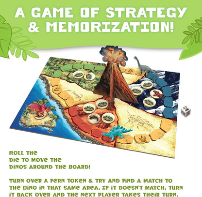 Roll over image to zoom in Peaceable Kingdom Dinosaur Escape Cooperative Memory