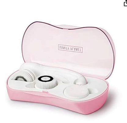Vanity Planet Facial Cleansing Brush Ultimate Skin Spa with 3 Interchangeable