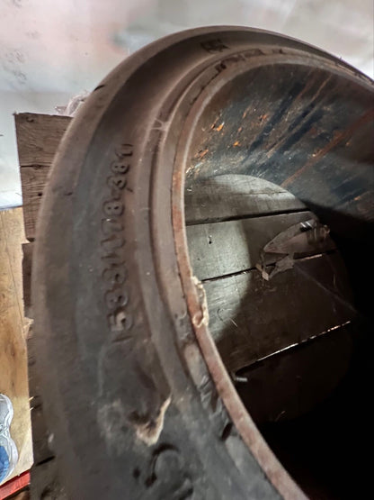 forklift cushion smooth tire 150 each, 2 available.