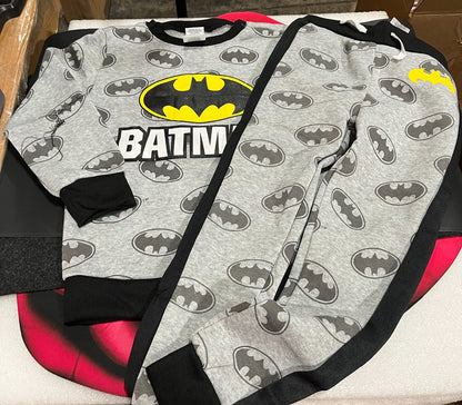 Boys 6 Batman Crewneck Sweatshirt Sweatpants Joggers Set Winter Superhero