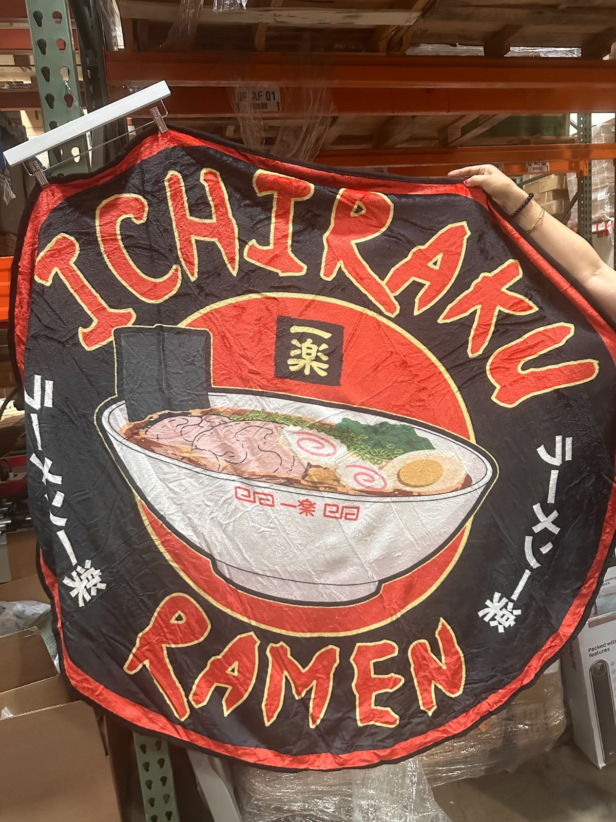 Naruto Shippuden Ichiraku Ramen Logo Round Throw