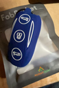 SILICONE FOBPOCKETS FOR MODEL X (KEYRING)-BLUE