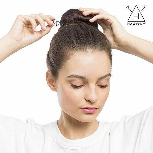 2pack Golden Color Fast & Easy Bun Maker Metal Spiral Bobby Pins (8 CT/pack)