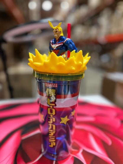 My Hero Academia All Might Tumbler With Straw Carnival Cup 20 oz Plastic Anime