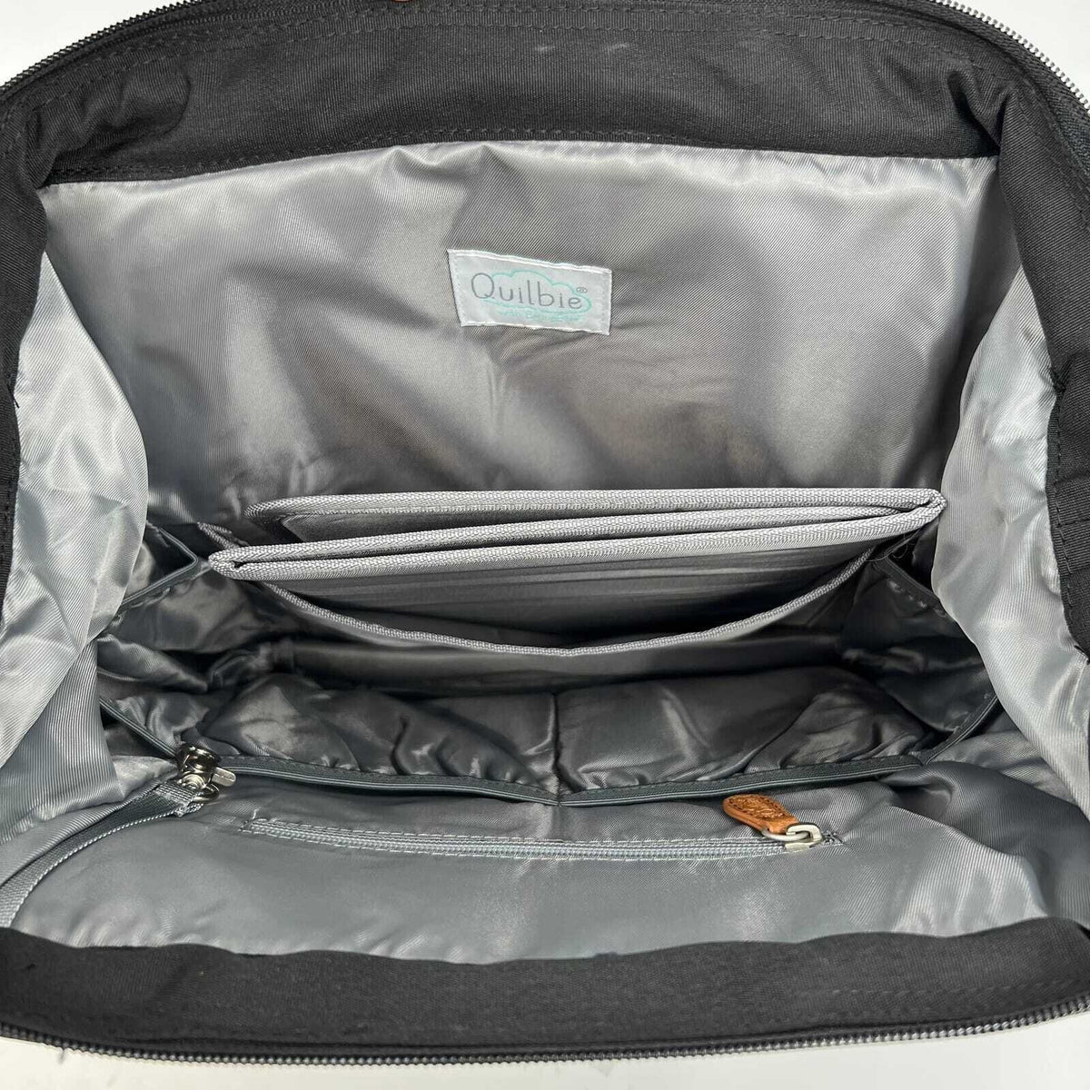 Quilbie Black 2-in-1 Diaper Bag Backpack | New With Tags