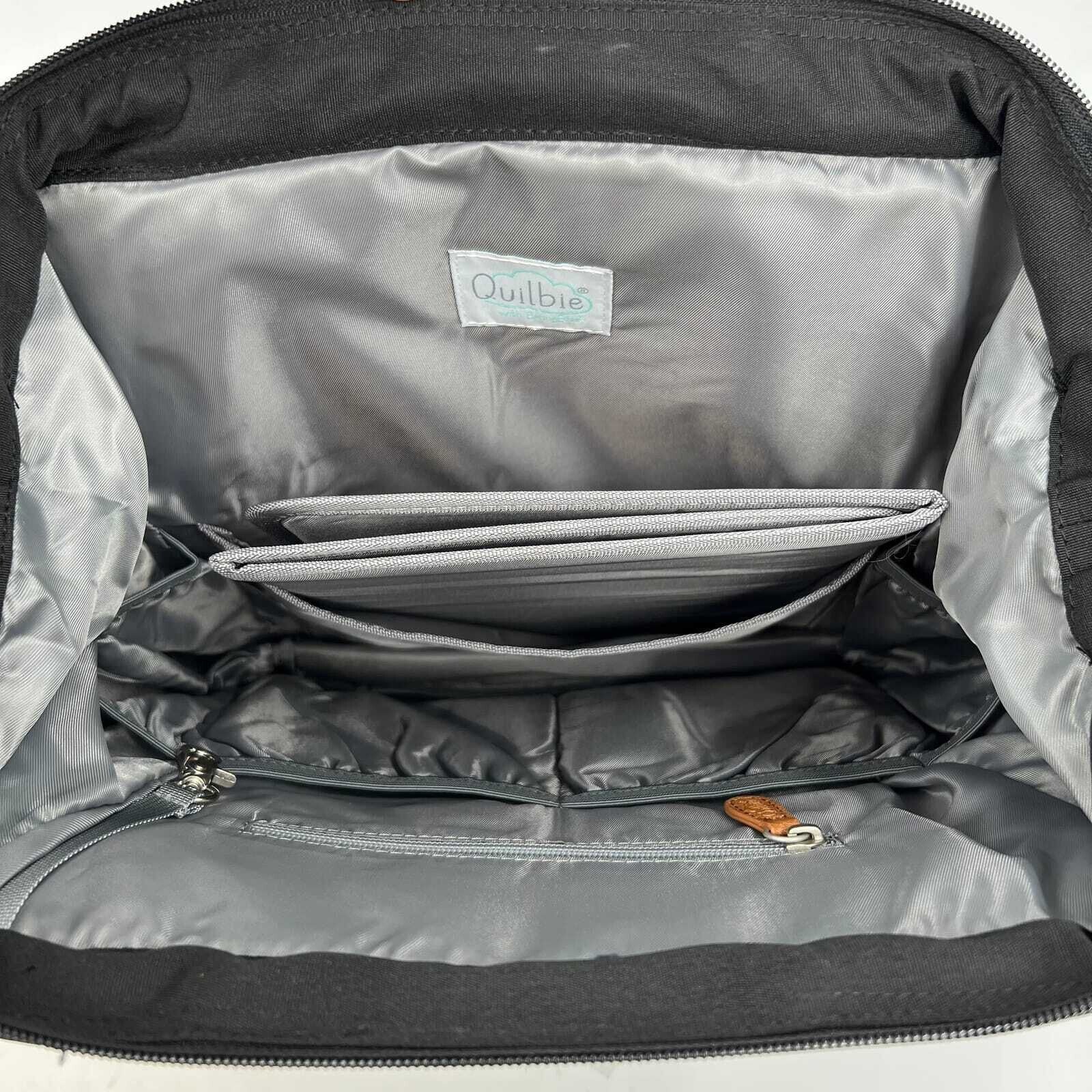 Quilbie Black 2-in-1 Diaper Bag Backpack | New With Tags