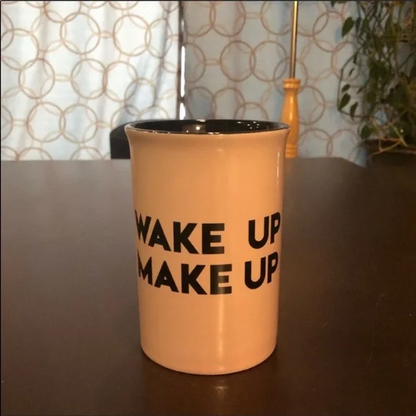 ‘Wake Up Make Up’ Cylindrical Organizer NWOT
