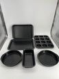 6pcs Set DIY Baking Pans Plate  Non-stick Baking Cake Pan Mould Tray