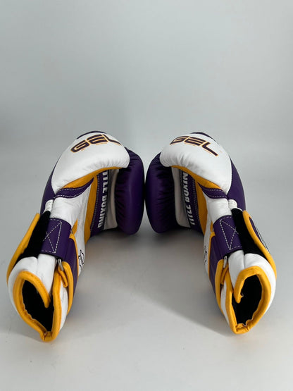 Title Boxing Gel World V2T Bag Gloves, Purple XL
