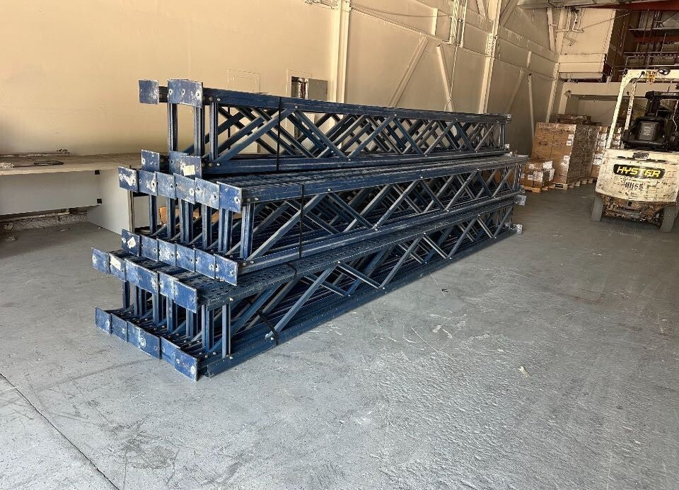 Heavy Duty Garage Shelving Unit, medium duty warehouse racks, already teared dow.