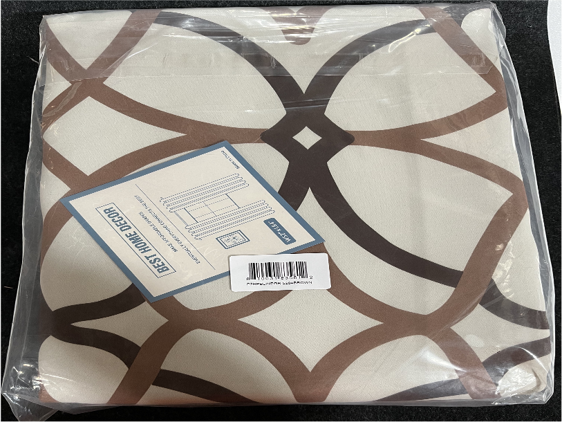 Blackout Curtains for Bedroom/Living Room Brown Sold by Pair, W52'' *L84'' , 2pc