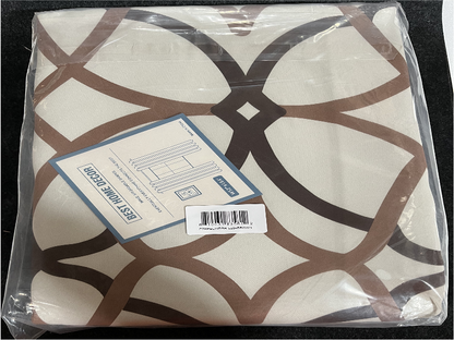 Blackout Curtains for Bedroom/Living Room Brown Sold by Pair, W52'' *L84'' , 2pc