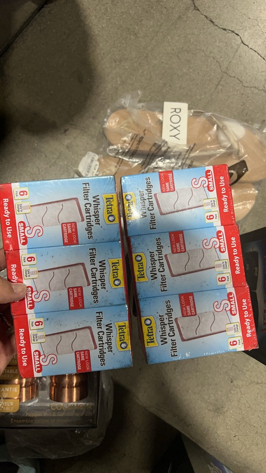 Tetra Whisper Filter Cartridges, Size Small, 6 Pack, Ready to Use, 19550
