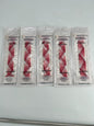 5- Pack S  Color pink Rainbow Loop Watch Bands 0.8 x 6.7 Inch  Fits 42mm/44mm/45