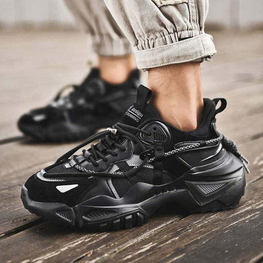 ROVUX Men Chunky Jogging Shoes Women Dads Shoes Spring Running Shoes Thick Sole