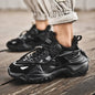 ROVUX Men Chunky Jogging Shoes Women Dads Shoes Spring Running Shoes Thick Sole