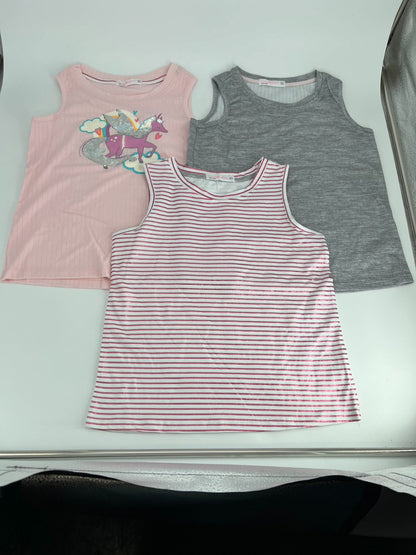12 T Young Hearts Magical Unicorn Girls’ 3 Pack Tank Top for Toddler, Little and