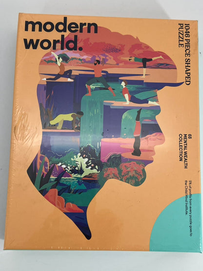 1046 Piece Shaped Activity Mental Wealth Collection Jigsaw Puzzle NEW!