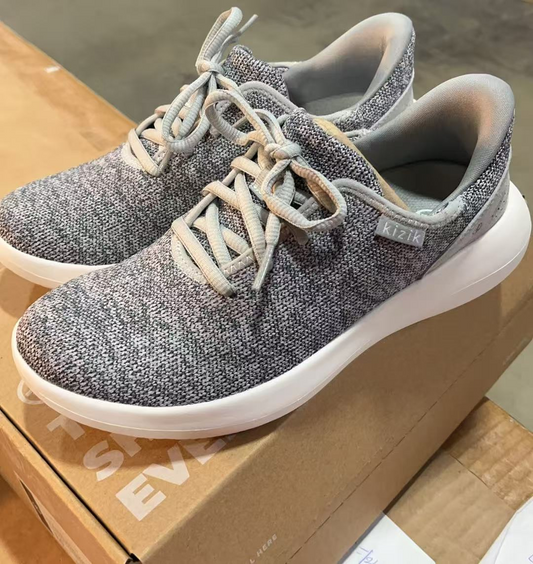 Kizik Madrid Eco Knit Sneakers Heather Grey M5.5/W7 GREY