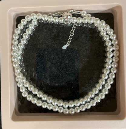 Owl Pearl Necklace