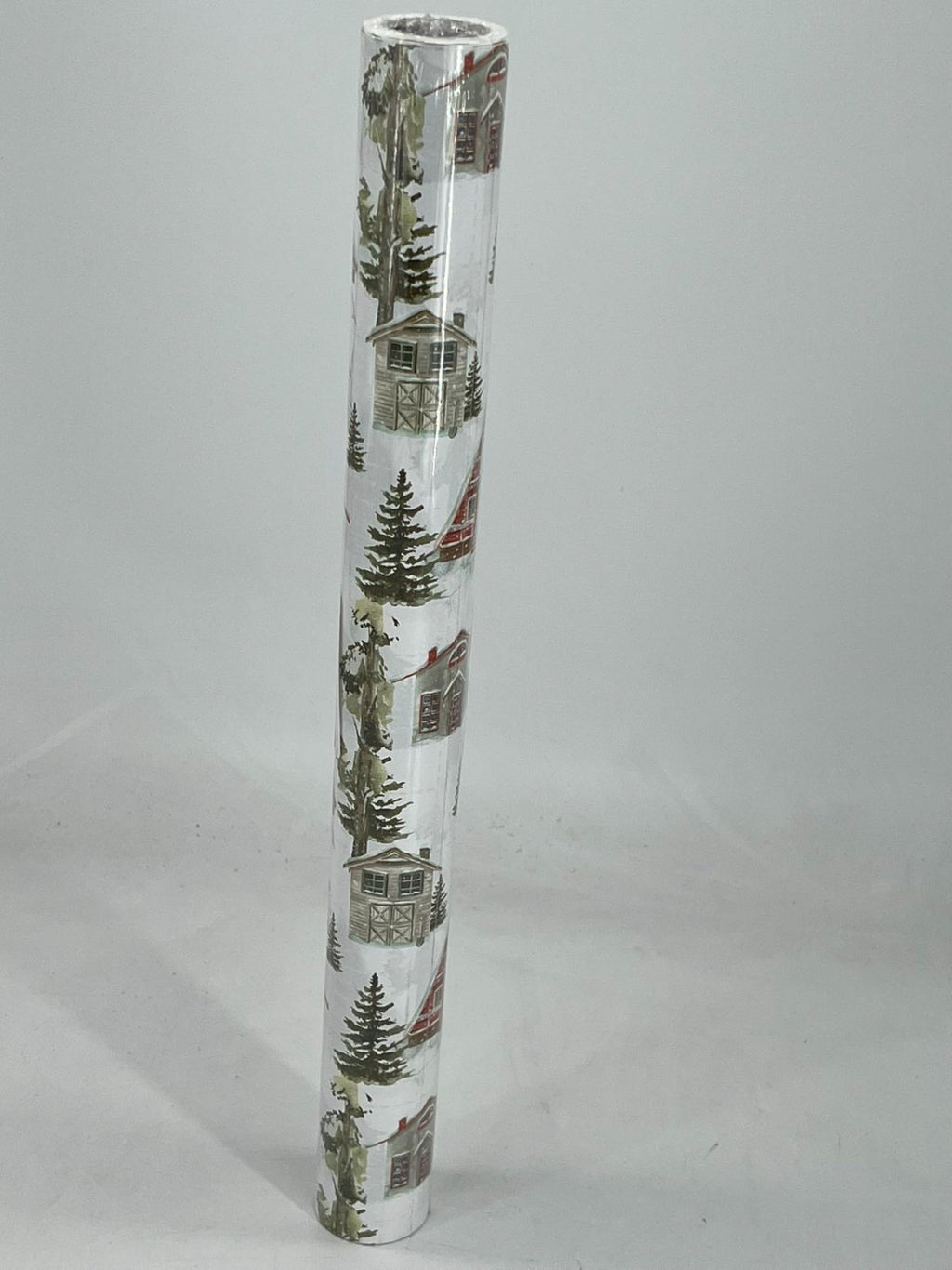 White Christmas gift wrapping paper
