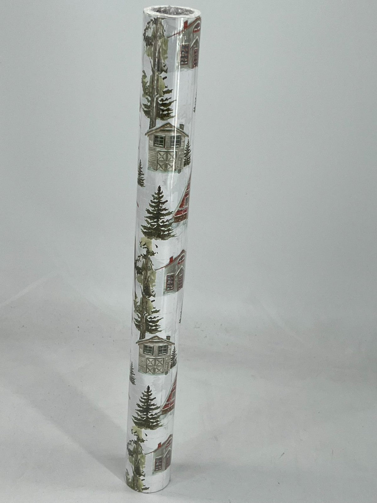 White Christmas gift wrapping paper