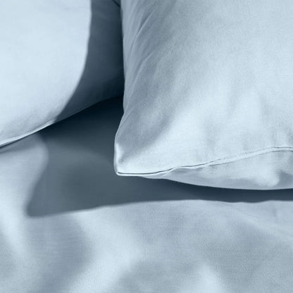 Sky Blue King Pillowcases, 2-Pack, Luxe Silky Soft, 20” x 37”