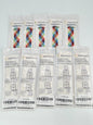 10-Pack  S   Red  Loop Watch Bands 0.8 x 6,2 Inch , Fits 42mm/44mm/45mm  Case