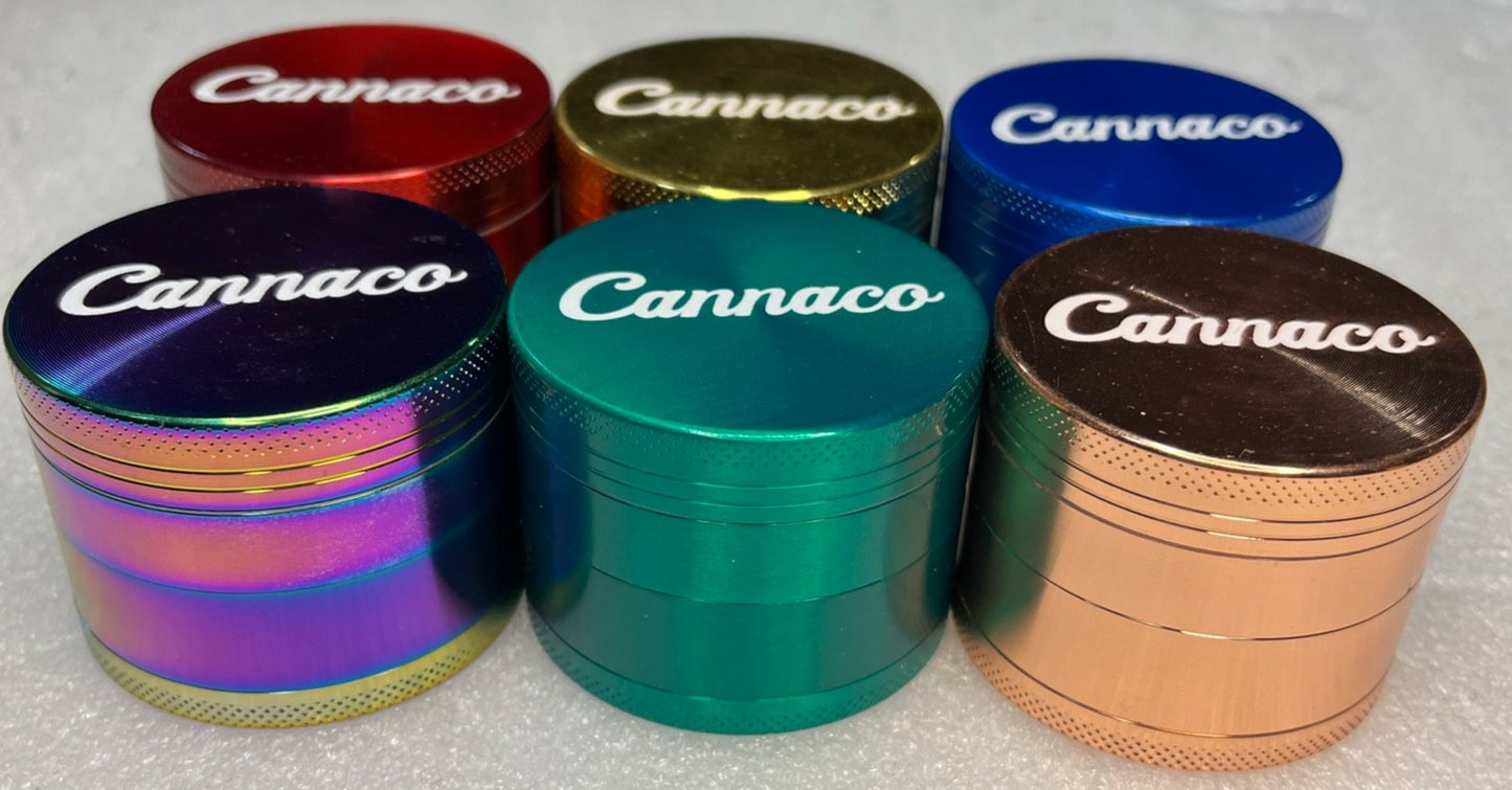 2 Inch 4 Piece Metal Herb Spice Tobacco Grinder 50mm Grinder Crusher – Color Sen