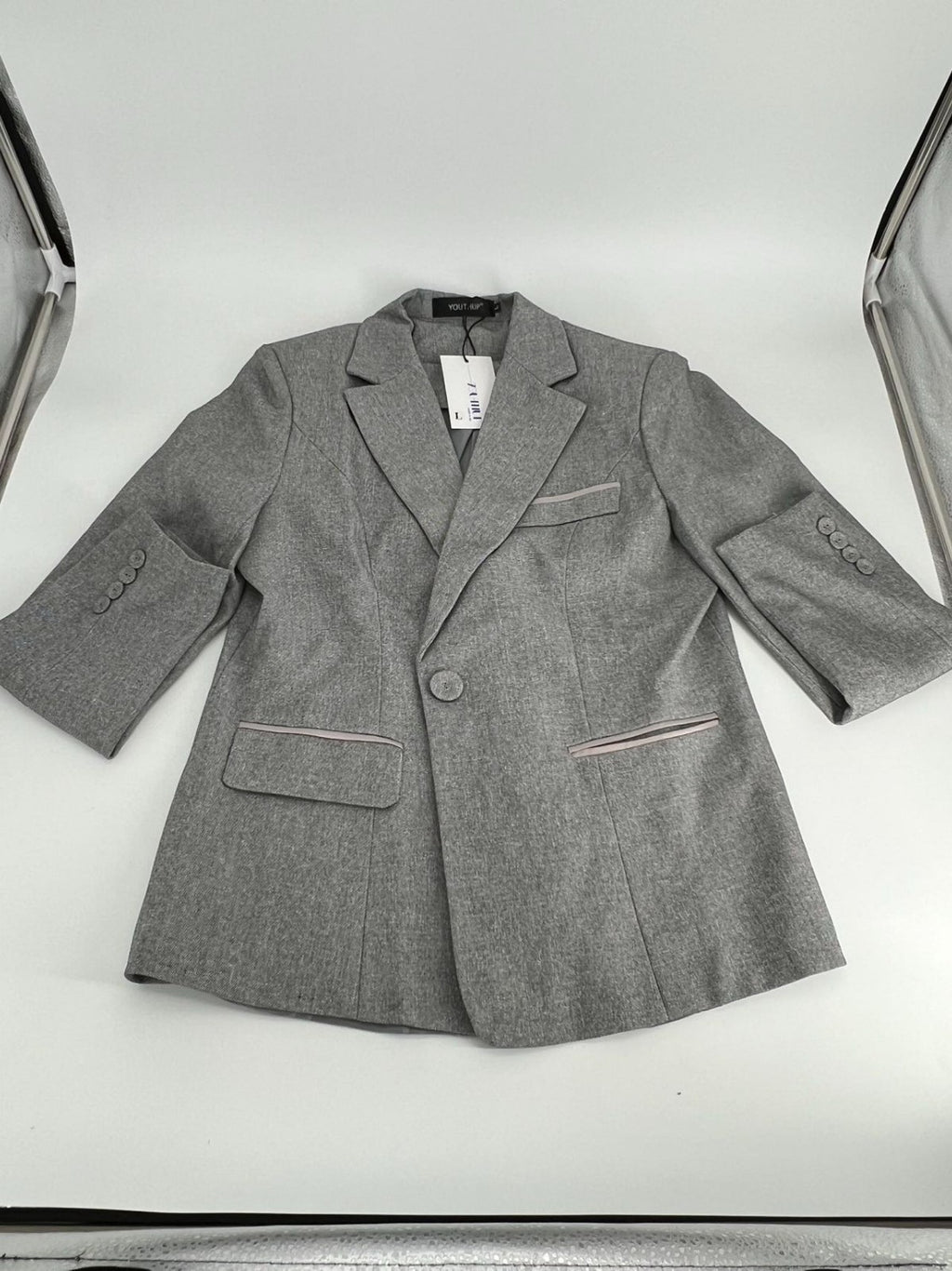 Le Suit Straight Leg Womens 2-pc. Pant Suit Size L