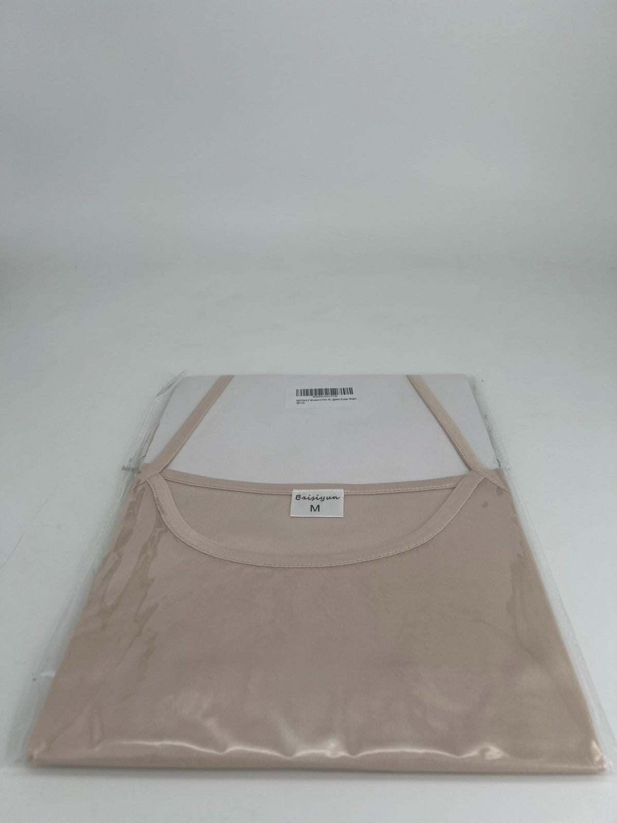 See Through Sleepwear Dress Beige M