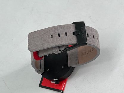 Men's Analogue Quartz Watch with Textile Cork Strap  light grey